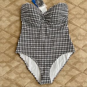 H&M Gingham Seersucker One Piece Swim